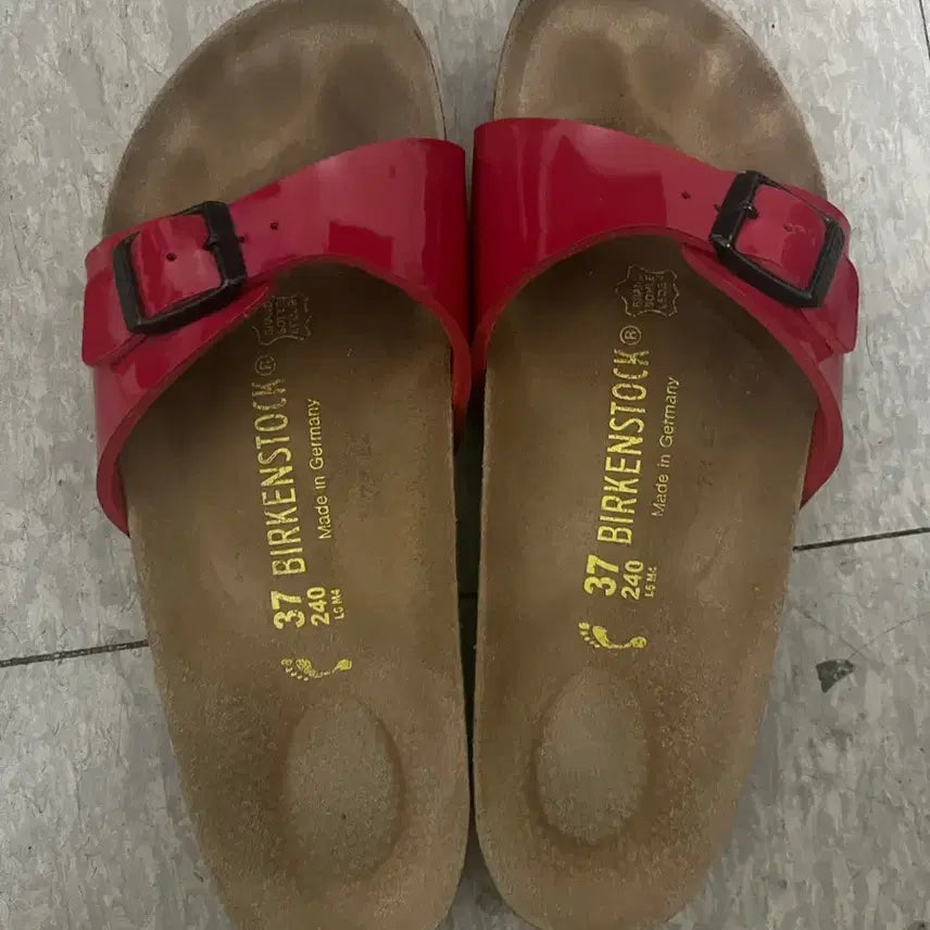[BUNJANG] Birkenstock Madrid Red 240 Sandals / 버켄스탁 마드리드 레드 240