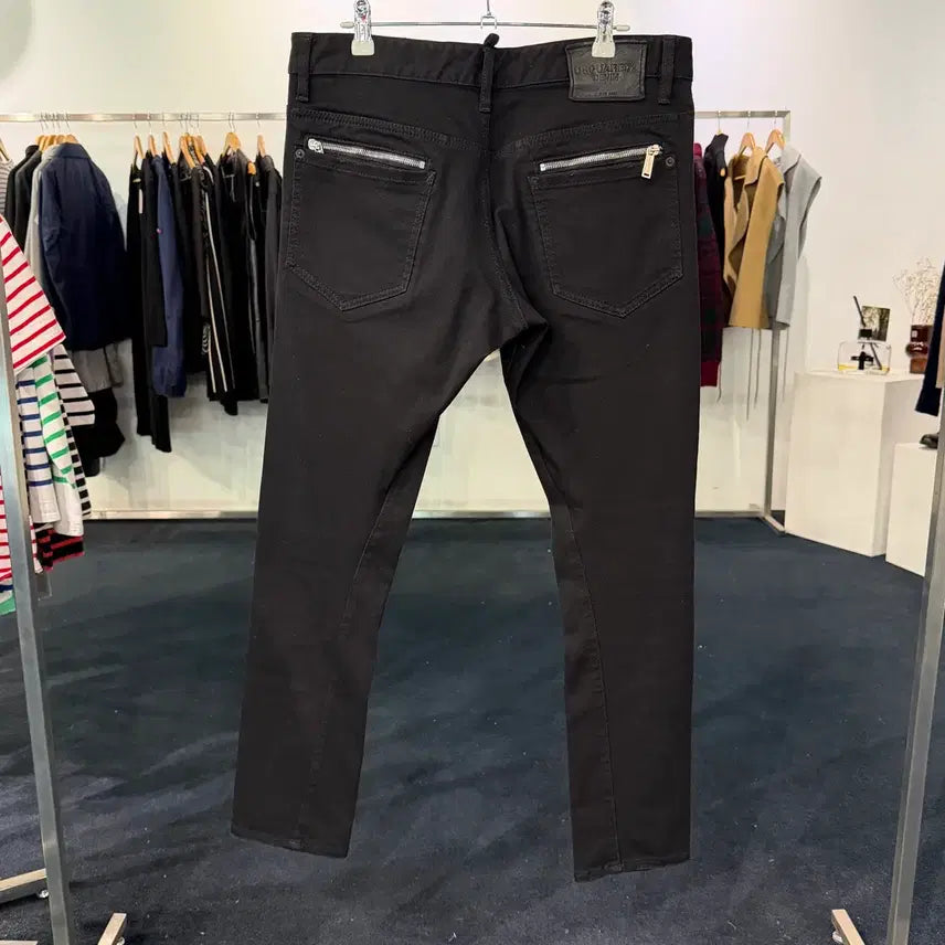 [BUNJANG] DSQUARED2 Black Denim Jeans / [택포] [35] 디스퀘어드2 블랙진 데님 청바지