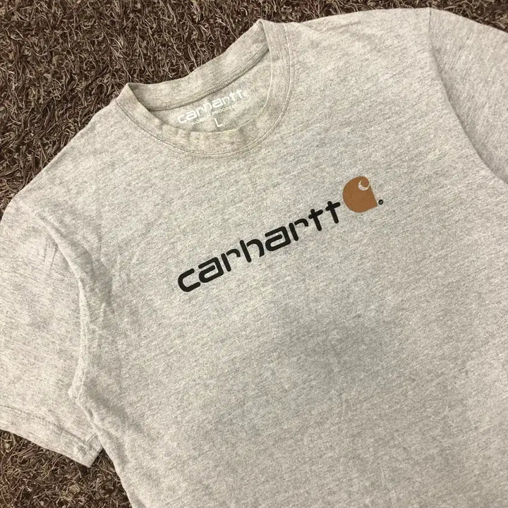 [BUNJANG] Carhartt Logo Short Sleeve T-Shirt / L 칼하트 로고 반팔 티셔츠