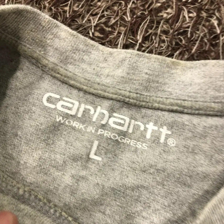[BUNJANG] Carhartt Logo Short Sleeve T-Shirt / L 칼하트 로고 반팔 티셔츠