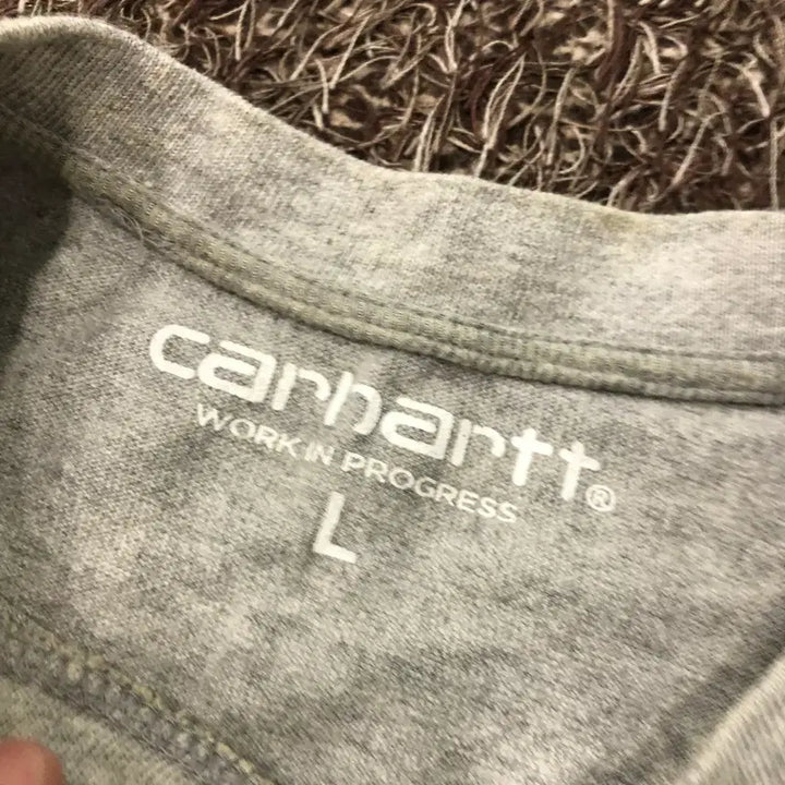 [BUNJANG] Carhartt Logo Short Sleeve T-Shirt / L 칼하트 로고 반팔 티셔츠