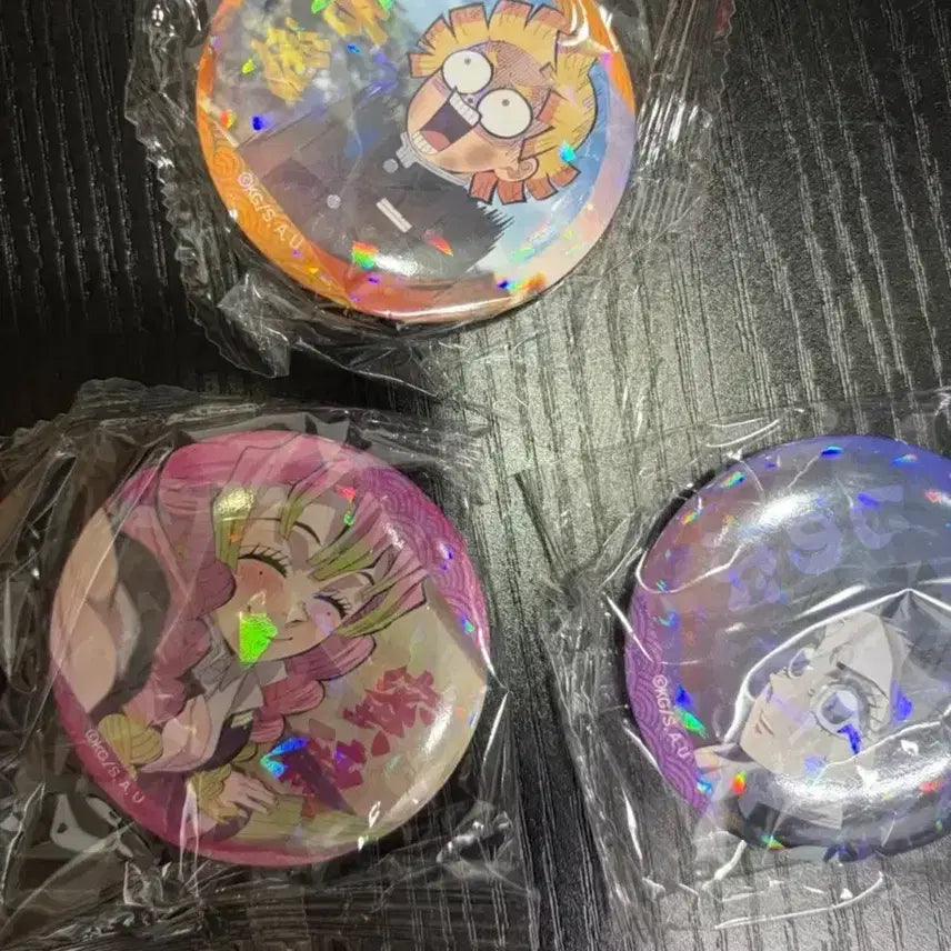 [BUNJANG] Demon Slayer Character Hologram Badge Set / 귀멸의 칼날 캐릭터 뱃지