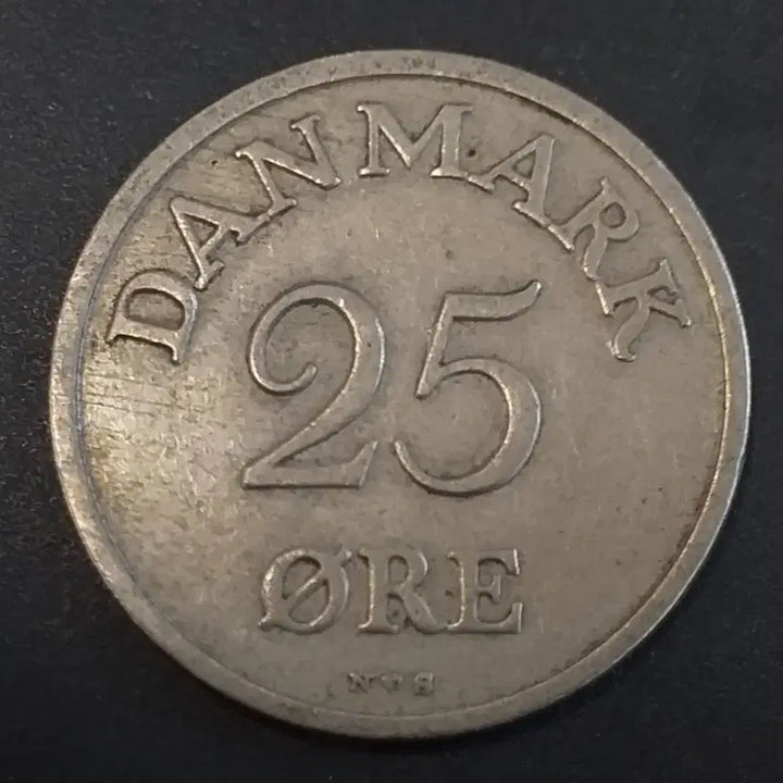 [BUNJANG] 1950 Denmark 25 Ore Coin / 1950년 덴마크 25 오레 동전 w856