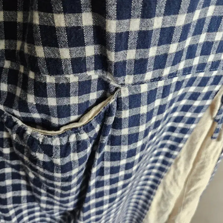 [BUNJANG] Checkered Layered Dress / 체크 레이어드 원피스