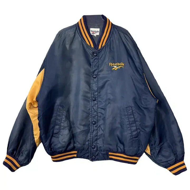 [BUNJANG] Reebok Old School Varsity Stadium Jacket / 리복 올드스쿨 바시티 스타디움 자켓 100