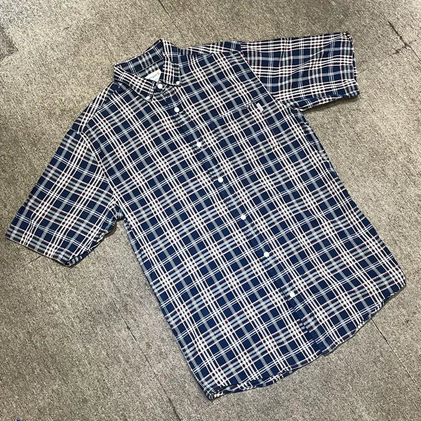 [BUNJANG] Carhartt Check Short Sleeve Shirt / (M) Carhartt 칼하트 체크 반팔 셔츠