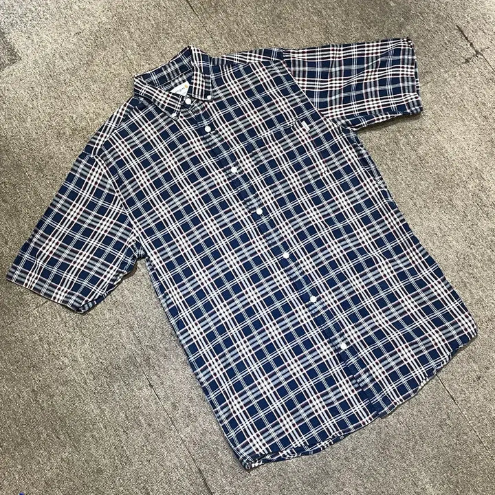 [BUNJANG] Carhartt Check Short Sleeve Shirt / (M) Carhartt 칼하트 체크 반팔 셔츠