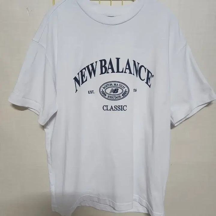 [BUNJANG] New Balance Classic Short Sleeve T-Shirt White / 뉴발란스 클래식 반팔 티셔츠 화이트