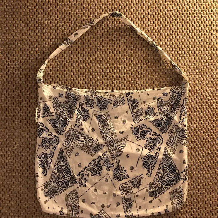 [BUNJANG] EMIS Paisley Eco Bag Ivory / EMIS 페이즐리 에코백 아이보리
