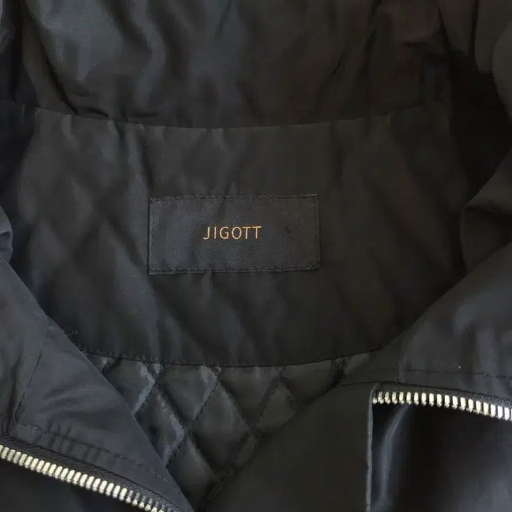 [BUNJANG] JIGOTT Black Long Leather Jacket / JIGOTT 블랙 롱 가죽 자켓 L(77)