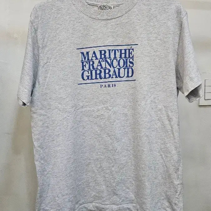 [BUNJANG] Marithe Francois Girbaud Heather Grey Short Sleeve T-Shirt / 마리떼 프랑소와 저버 헤더그레이 반팔 티셔츠