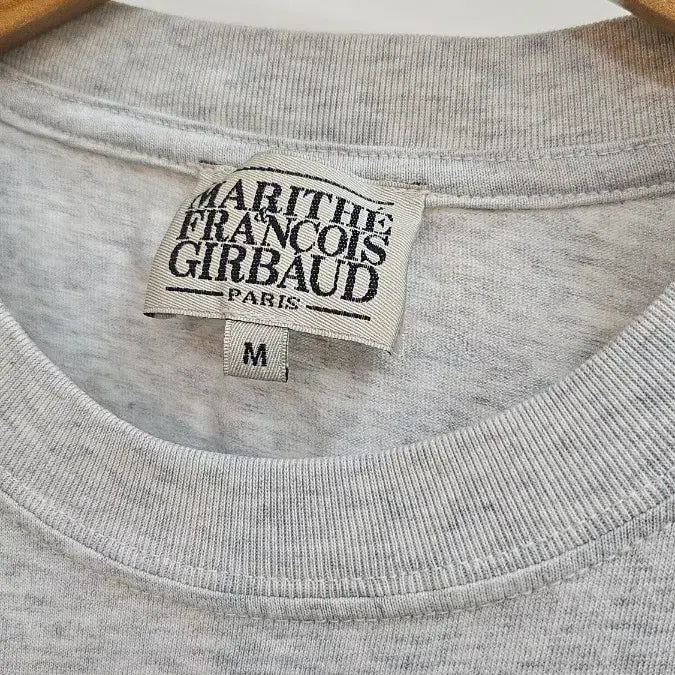 [BUNJANG] Marithe Francois Girbaud Heather Grey Short Sleeve T-Shirt / 마리떼 프랑소와 저버 헤더그레이 반팔 티셔츠