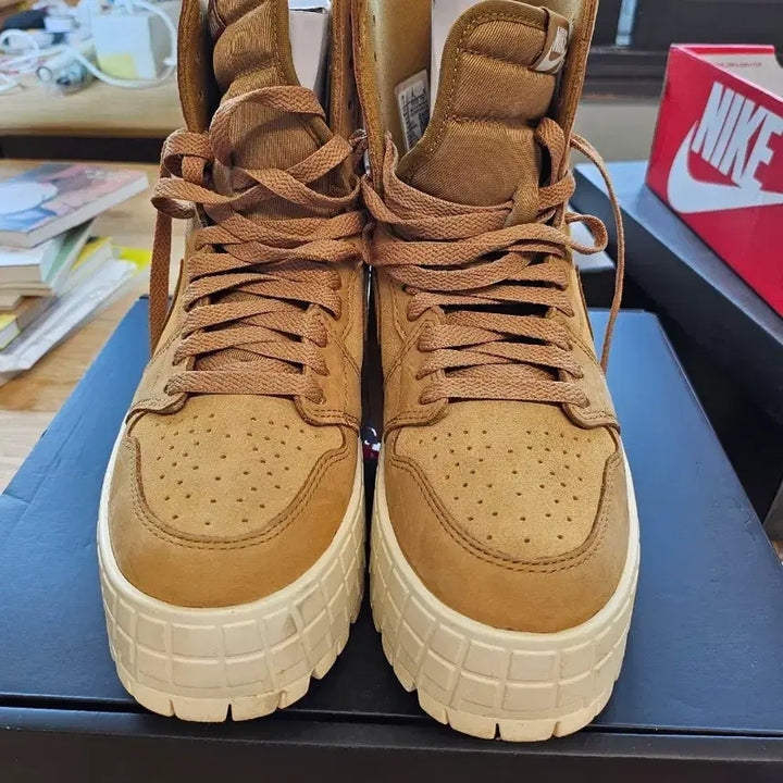 [BUNJANG] Nike Jordan Elevate High Sneakers Brown / 나이키 조던 Elevate 하이 스니커즈 브라운