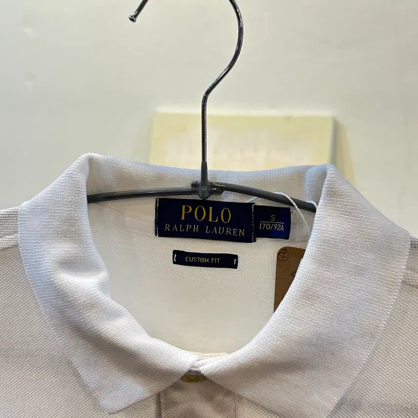 [BUNJANG] Polo Ralph Lauren White Short Sleeve Polo Shirt Size S / 폴로 랄프로렌 화이트 반팔 카라티 S