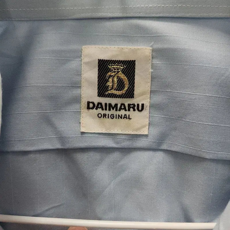 [BUNJANG] DAIMARU Vintage Classic Light Blue Short Sleeve Shirt M / DAIMARU 빈티지 클래식 라이트 블루 반팔 셔츠 M