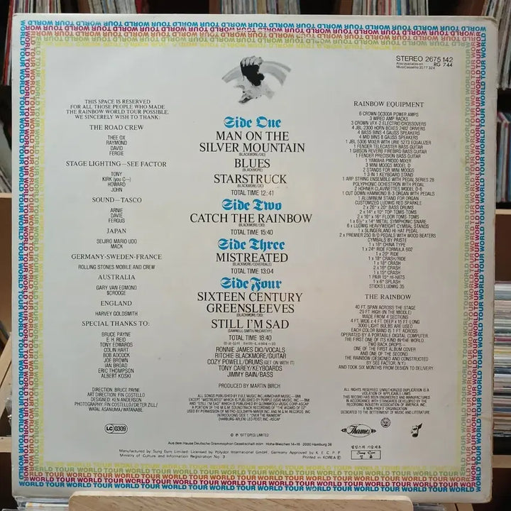 [BUNJANG] Rainbow On Stage Double LP / 메탈 명반 레인보우 On Stage 더블 LP 할인