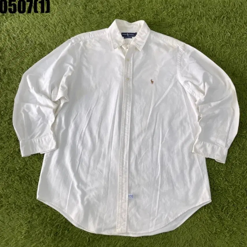 [BUNJANG] Polo Ralph Lauren White Oxford Shirt / 폴로 랄프로렌 화이트 옥스포드 셔츠