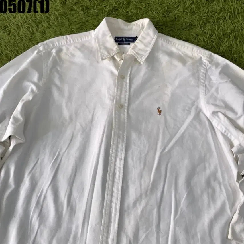 [BUNJANG] Polo Ralph Lauren White Oxford Shirt / 폴로 랄프로렌 화이트 옥스포드 셔츠