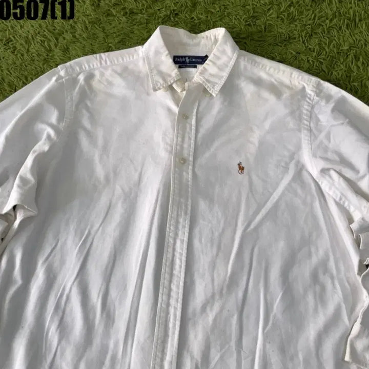 [BUNJANG] Polo Ralph Lauren White Oxford Shirt / 폴로 랄프로렌 화이트 옥스포드 셔츠