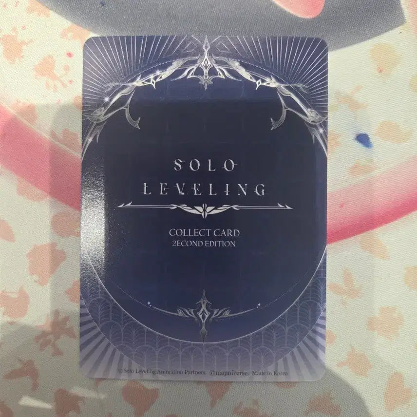 [BUNJANG] Solo Leveling Sung Jinwoo SR Card + Bonus Card / 나 혼자만 레벨업 카드 팔아보아요 택포 12 성진우 sr*+서비스 카드