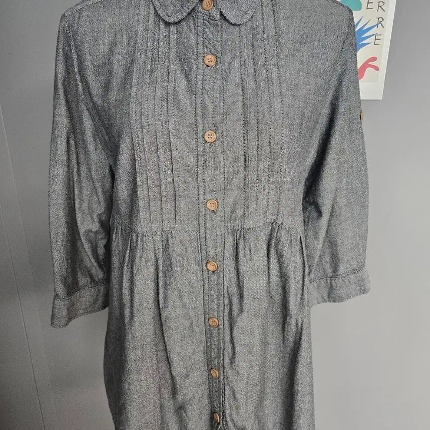 [BUNJANG] Vintage 3/4 Sleeve Blouse / 빈티지 칠부 블라우스