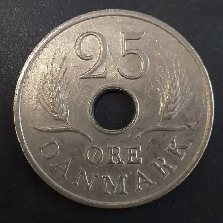 [BUNJANG] 1967 Denmark 25 Ore Coin / 1967년 덴마크 25오레 동전 w860