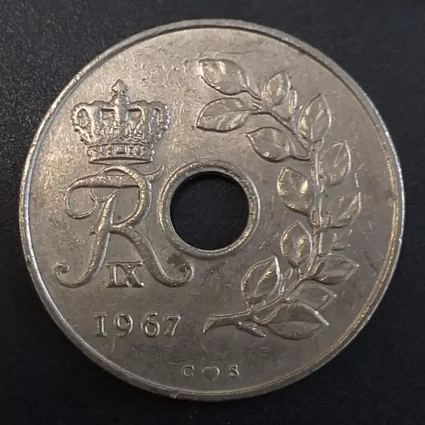 [BUNJANG] 1967 Denmark 25 Ore Coin / 1967년 덴마크 25오레 동전 w860