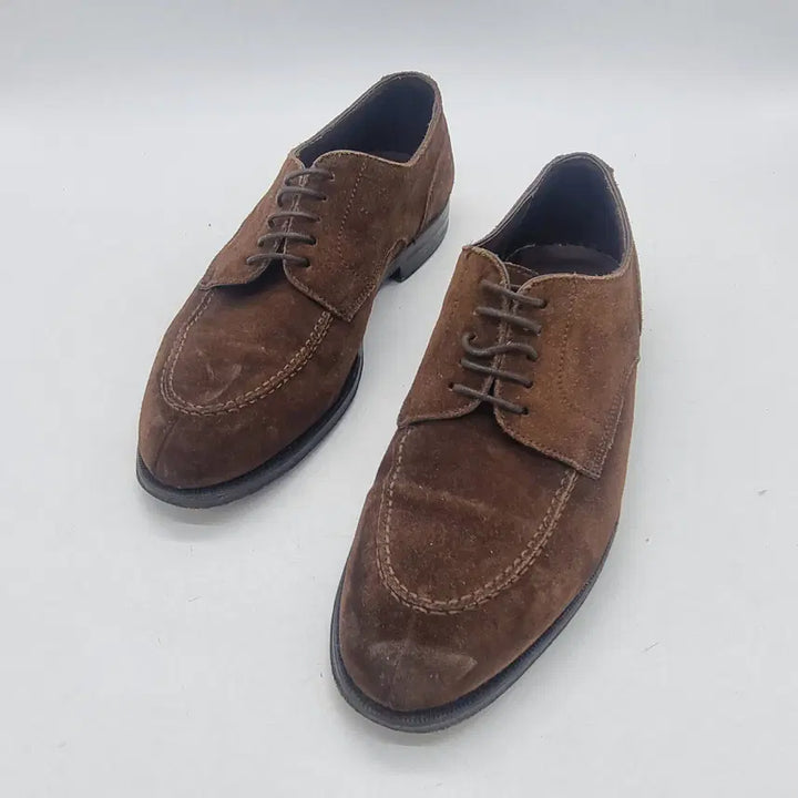[BUNJANG] Berwick 4558 Suede Split Toe Shoes Chocolate Men&