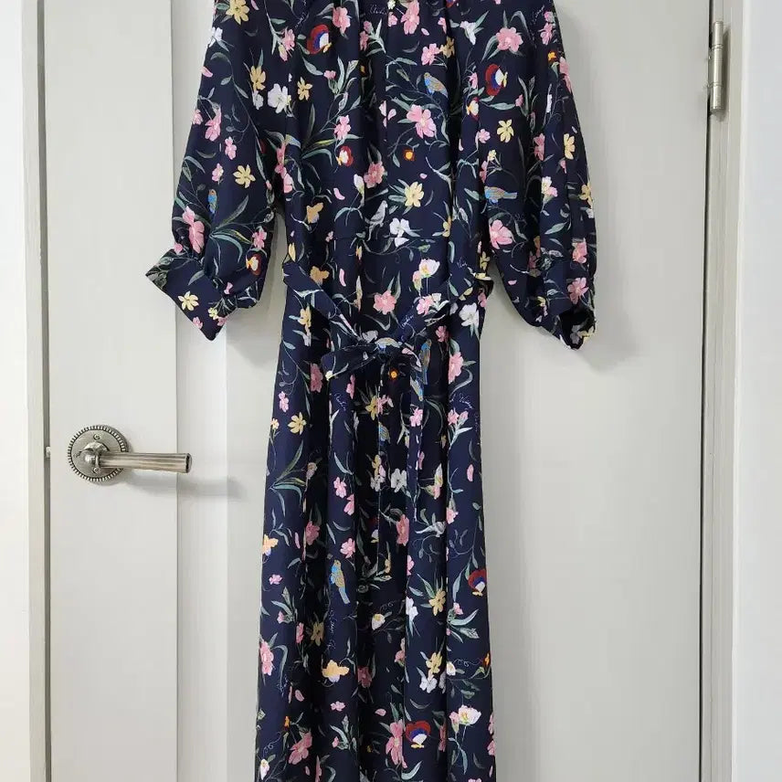 [BUNJANG] DEWL Flower Pattern Dress Size 55 / 듀엘 원피스 새것 55