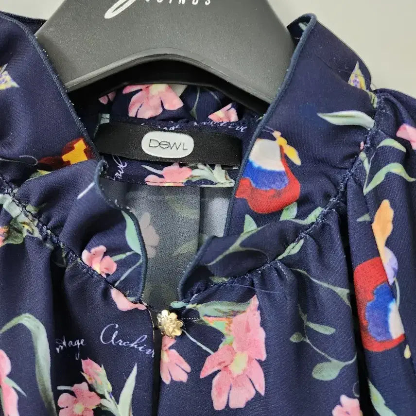 [BUNJANG] DEWL Flower Pattern Dress Size 55 / 듀엘 원피스 새것 55