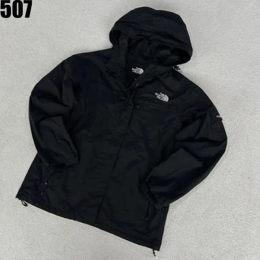 [SOLD OUT] 노스페이스 블랙 후드 바람막이 여성 85