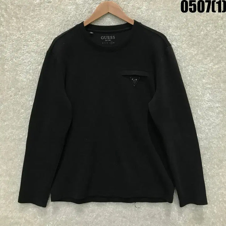 [BUNJANG] Guess Black Long Sleeve T-Shirt XL / 게스 블랙 긴팔 티셔츠 XL