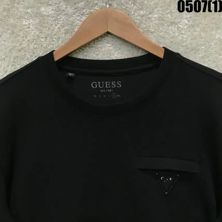 [BUNJANG] Guess Black Long Sleeve T-Shirt XL / 게스 블랙 긴팔 티셔츠 XL