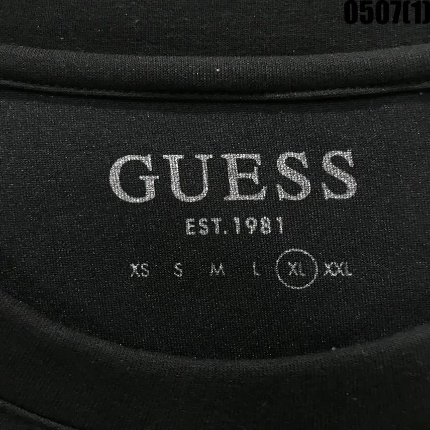 [BUNJANG] Guess Black Long Sleeve T-Shirt XL / 게스 블랙 긴팔 티셔츠 XL