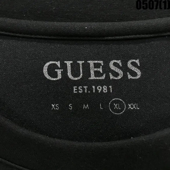 [BUNJANG] Guess Black Long Sleeve T-Shirt XL / 게스 블랙 긴팔 티셔츠 XL