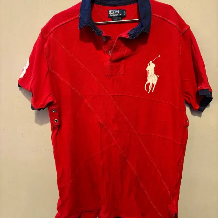 [BUNJANG] Polo Ralph Lauren Big Pony Rugby Shirt / 폴로랄프로렌 정품 빅포니 럭비카라티