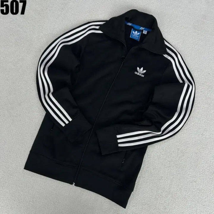 [BUNJANG] Adidas 3-Stripes Track Top Black 90 / 아디다스 삼선 트랙탑 블랙 90