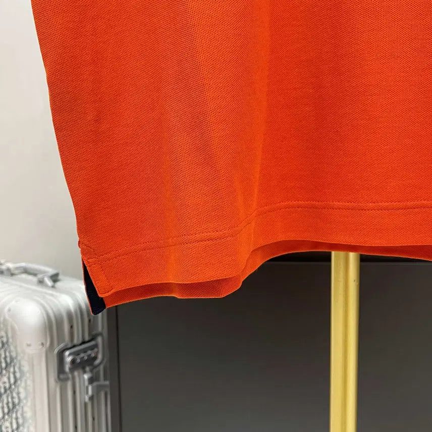 [BUNJANG] Hermes Double Technical Polo T-Shirt Orange (New) / 새상품] 에르메스 더블 테크니컬 폴로 티셔츠 오렌지 H800271