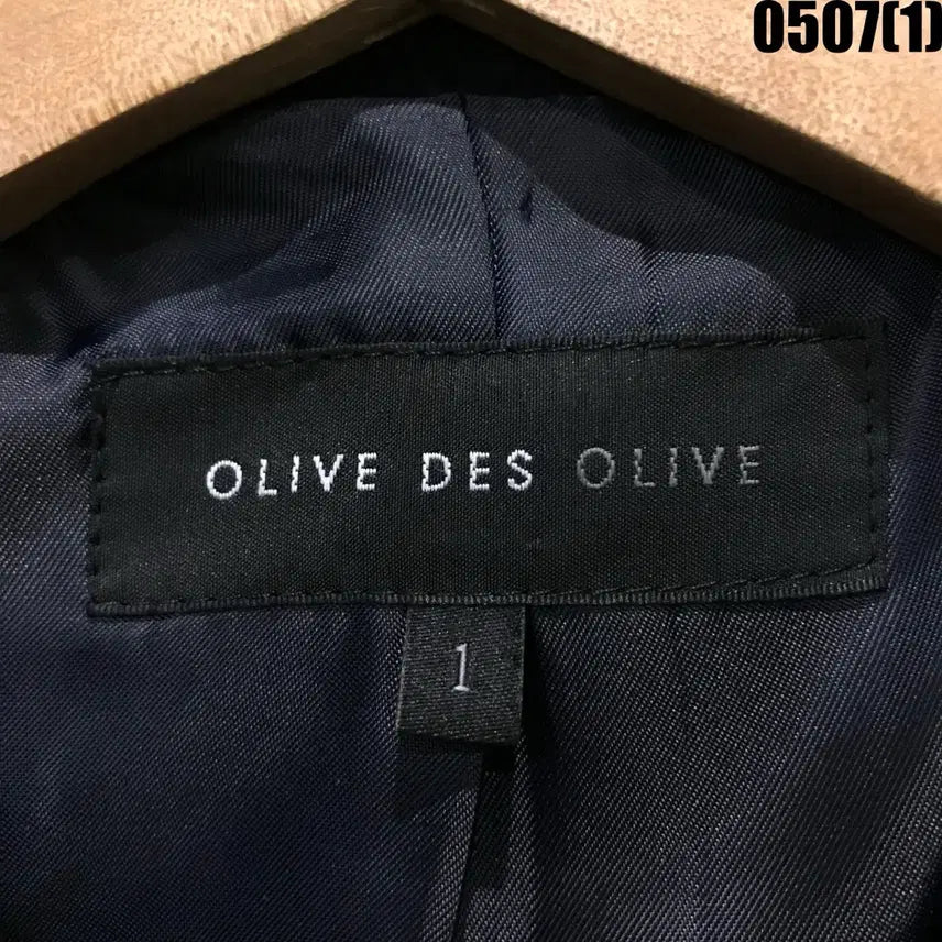 [BUNJANG] Olive des Olive Navy Cape Coat (Size S) / 올리브데올리브 네이비 케이프 코트 s