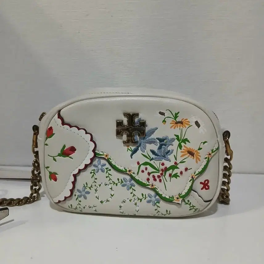 [BUNJANG] Tory Burch Leather Crossbody Bag / 토리버치 크로스백