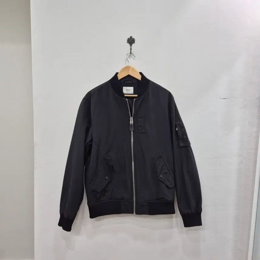 [BUNJANG] Polham Black MA-1 Bomber Jacket / 폴헴 블랙 MA-1 봄버 자켓