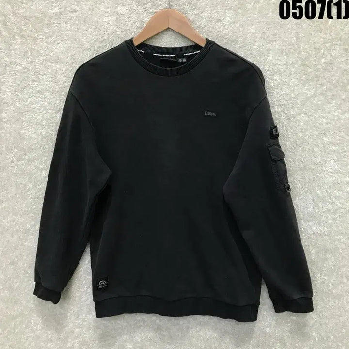 [BUNJANG] National Geographic Black Sweatshirt S / 내셔널지오그래픽 블랙 맨투맨 티셔츠 s