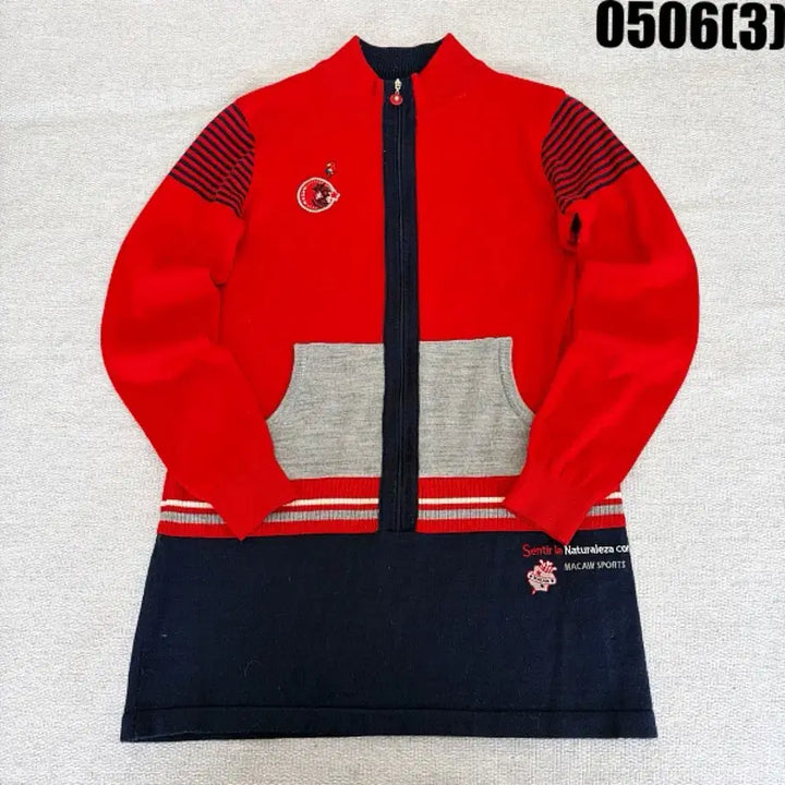 [BUNJANG] 95 MACAW SPORTS Knit Zip-Up / 95 MACAW SPORTS 니트 집업 0506(3)