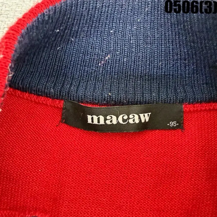 [BUNJANG] 95 MACAW SPORTS Knit Zip-Up / 95 MACAW SPORTS 니트 집업 0506(3)
