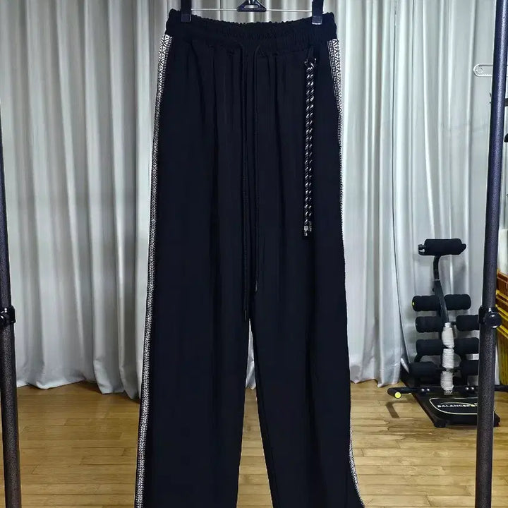[BUNJANG] DNSR Ethnic Line Banding Pants Black S / DNSR 디앤써 에스닉 라인 밴딩 팬츠 블랙 S