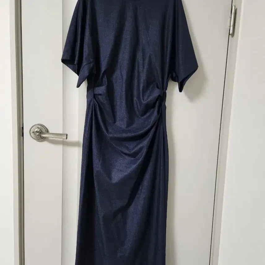[BUNJANG] Massimo Dutti Navy Long Dress / 마시모두띠 롱원피스