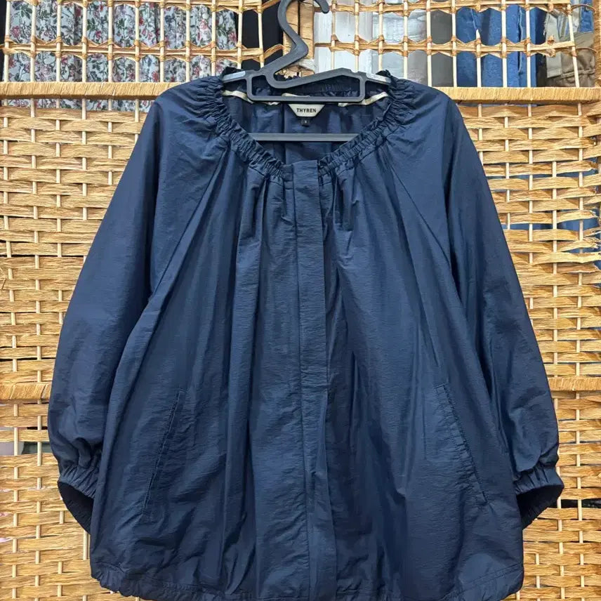 [BUNJANG] Navy 7/10 Sleeve Jacket / 소매 7부 자켓