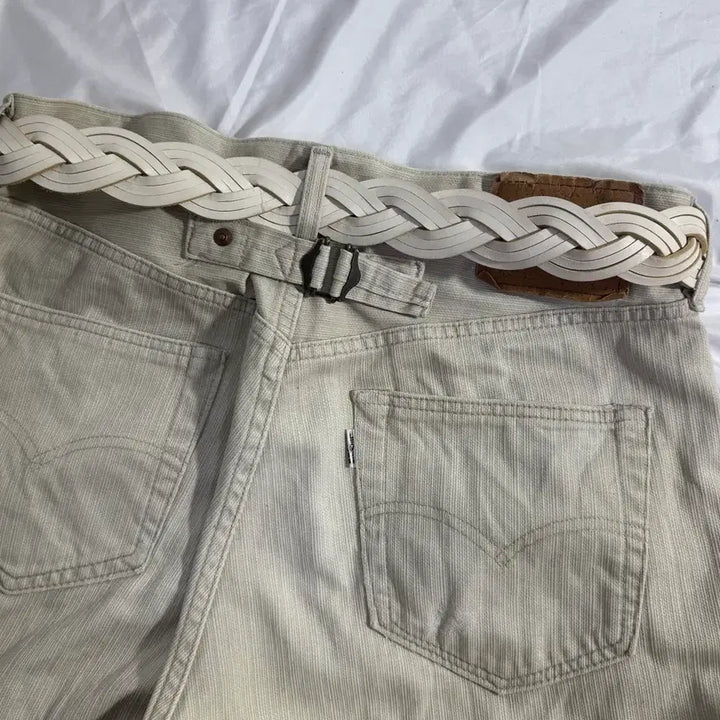 [BUNJANG] Indivi Woven Leather Belt / Indivi 위빙 레더 벨트