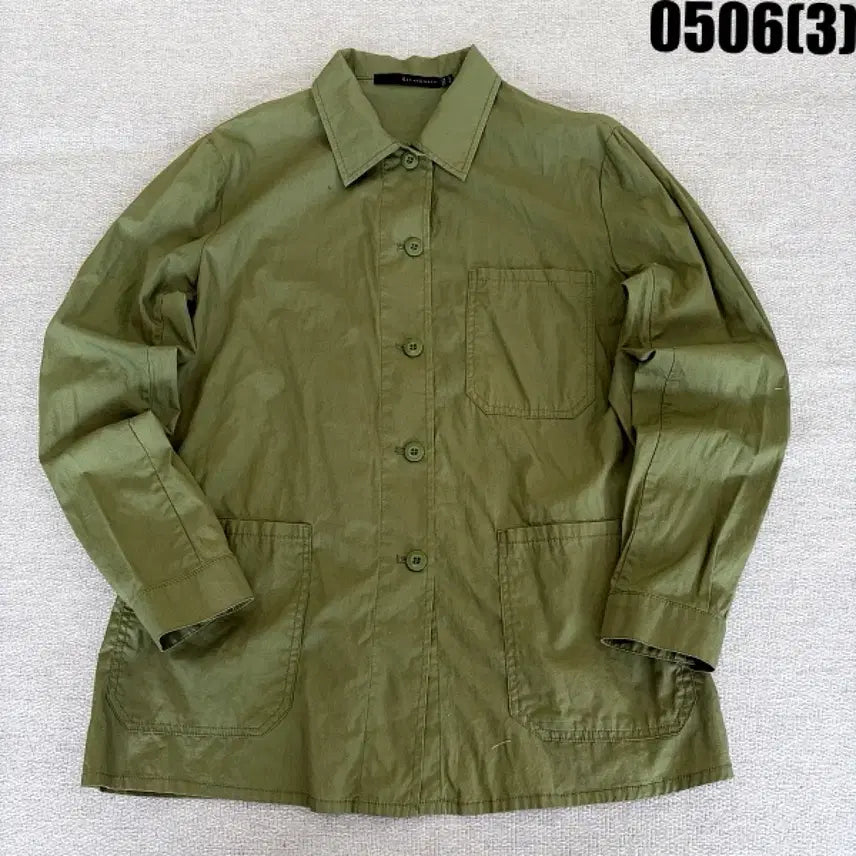 [BUNJANG] Kiarakman Khaki Field Jacket - Size S / S 키아아크만 카키색 야상 자켓 0506(3)