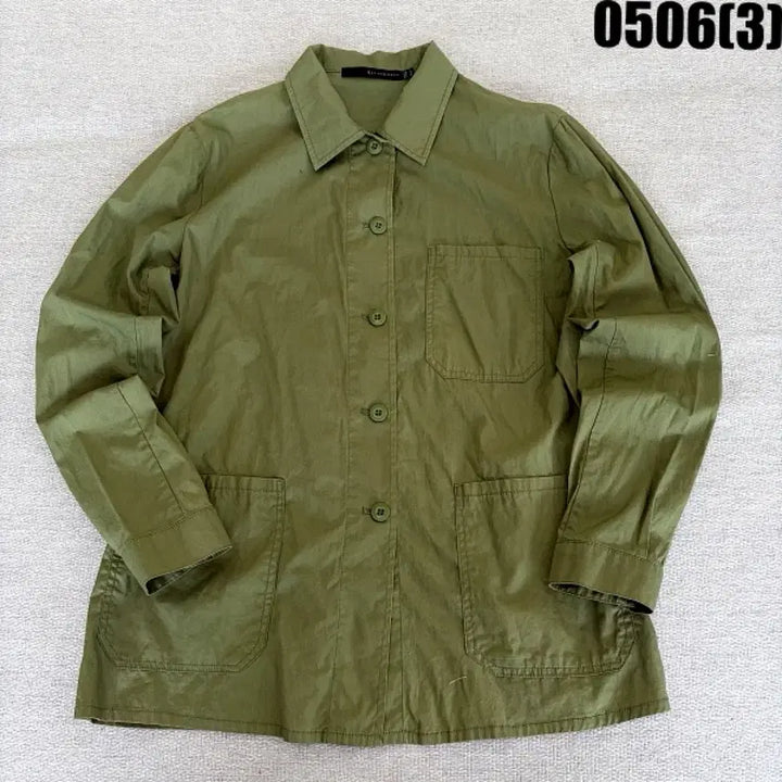 [BUNJANG] Kiarakman Khaki Field Jacket - Size S / S 키아아크만 카키색 야상 자켓 0506(3)